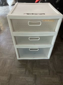 3 drawer plastic dresser stackable