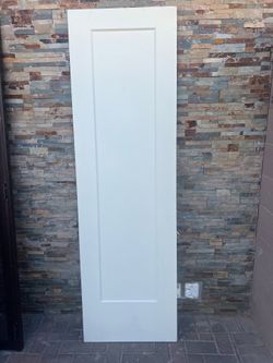 Masonite 24 in. x 80 in. 1 Panel Lincoln Park Primed Solid Core Composite Interior Door Slab