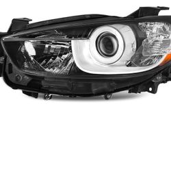 Open Box Daume Headlight Assembly Halogen Type Compatible With 2013- 2016 Mazda CX-5 2013 Mazda CX-5 2014 Mazda CX-5 2015 Mazda CX-5 2016 Mazda CX-5 H