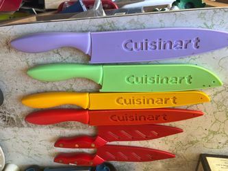 Cuisinart Colorful Kitchen Knife Set with Sheaths