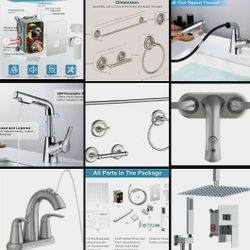 Luxury Sturdy 4  Plumbing Fixtures In Brushed Nickel 