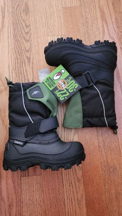 Tundra New Kids Boys Girls Snow Boots Size 12