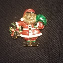 Santa Claus Brooch