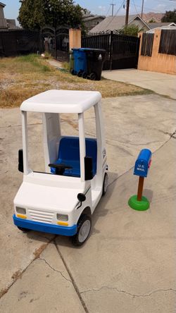 USPS Mail Truck Ride-On Toy Car with Mailbox