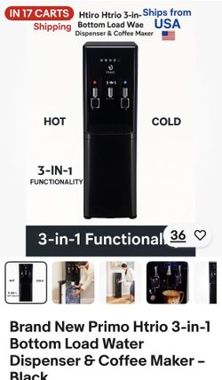 Water Hot Cold And Coffee 