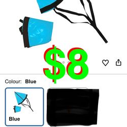 Drift Sock Portable Kayak Sea Anchors Trolling Bags |Sea Brake, Tough Parachute Drift Anchors, Fishing Drogue for Fishing Boat/Sail Boat/Yachts 22in