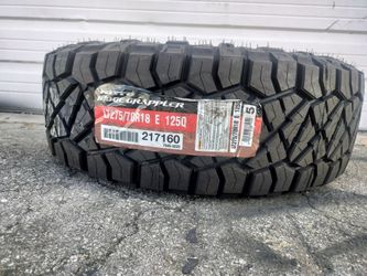 ONE NEW TIRE LT275/70/18