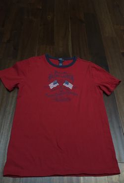 Red Ralph Lauren polo shirt