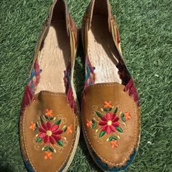 Womens Mexican Handmade Leather Huaraches Sandals