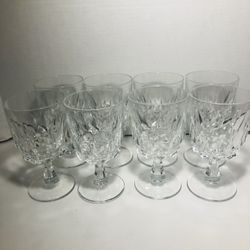 Arcoroc France Wine Glass / Goblets Set Of 8