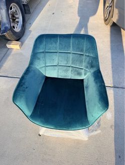 Blue arm chair