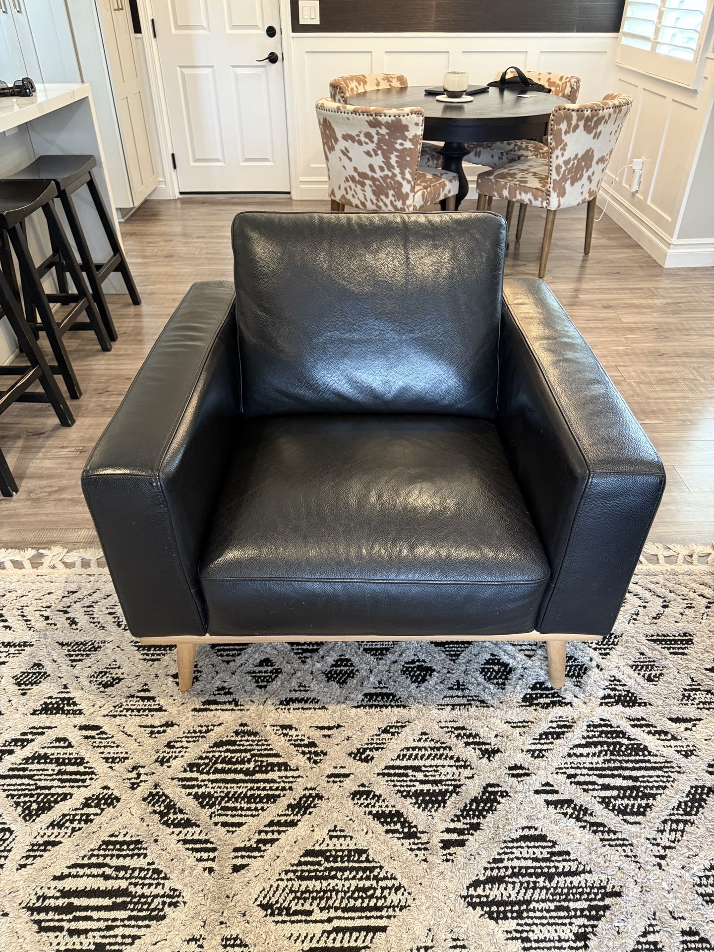 Mid Century Leather Chair