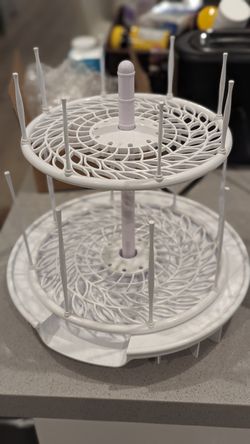 Munchkin High Capacity Baby Bottles and Accessories Drying Rack, White