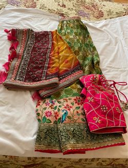 New chaniya choli with stitched blouse