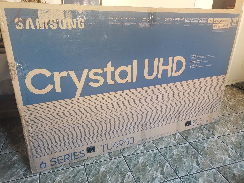 Tv Samsung 75", 4k, TU6950, HDR, Cristal Display, Excellent