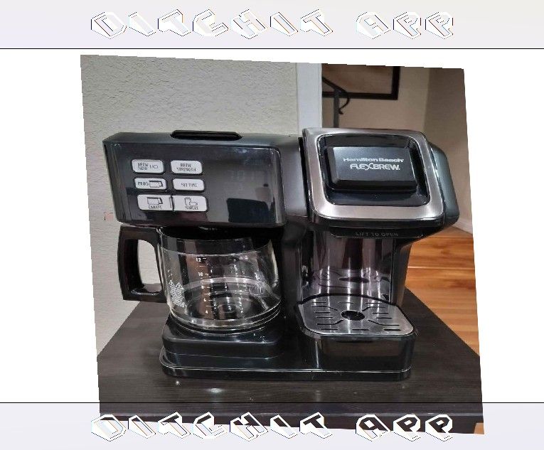 ok thank New Coffee Maker - Pure, Hot Coffee with One Button Press