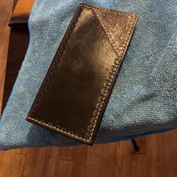 Leather Checkbook/Wallet $25