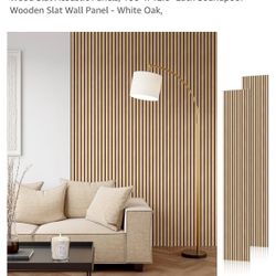 Wood Slat Acoustic Panels, 106" x 12.6" Each Soundpoof , 1 Panel