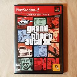 Grand Theft Auto III 3 Playstation 2 PS2 CIB  w/ POSTER Map & Manual Video Game