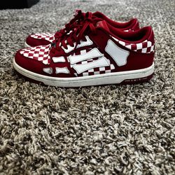 Amiri Checkered Skel Low Top