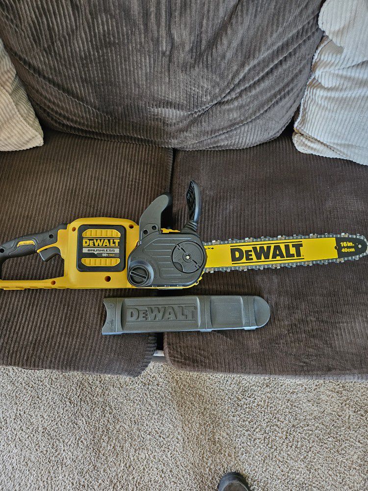 Dewalt Flexvolt 60 Volt Cordlees Chainsaw Tool Only