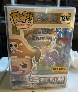 Buggy The Clown Signed Funko Pop One Piece