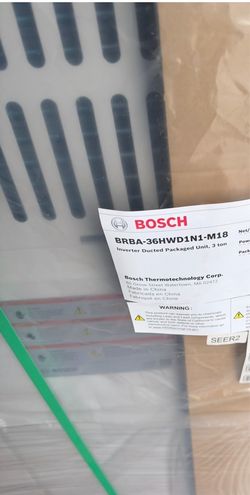 NEW BOSCH 3 TON PACKAGE HEAT PUMP – BRBA-36HWD1N1-M18