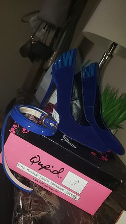 Blue heels