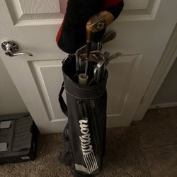 Golf Clubs And Bag 