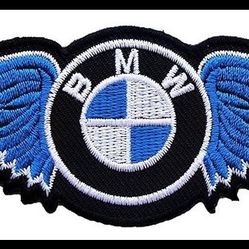 ➡️(New) “BMW Wings” Embroidered Iron-On Patch