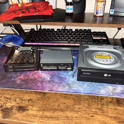 Complete PC Parts Bundle - EVGA 500W PSU, DVD Writer, Dual SSD Bay & Card Reader