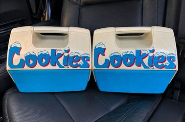 Two Used Cookies X Igloo cooler limited edition. Hard to find/rare dropped in 2020 both for $100