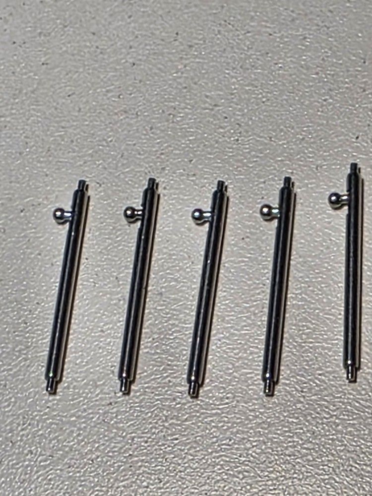 Quick Release Watch Pins (Spring Bars) - Stainless Steel (Pack of 5)