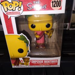 Brand New The Simpsons Emperor Montimus #1200 Funko Pop 