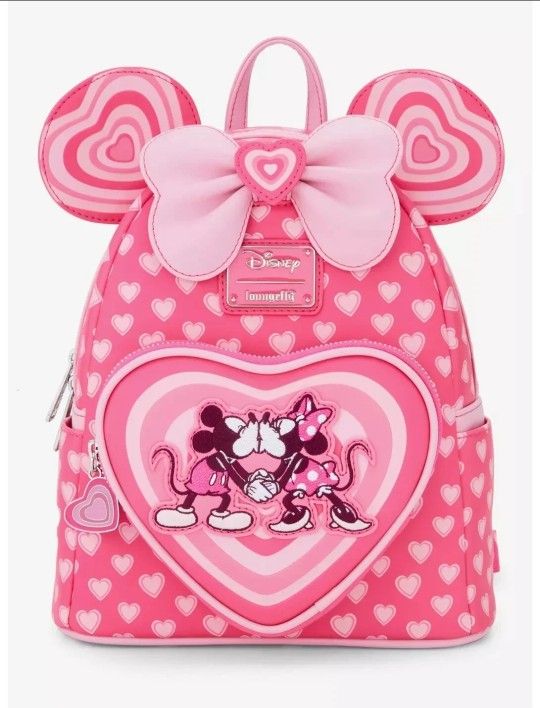 Loungefly Mickey And Minnie Valentine Kissing