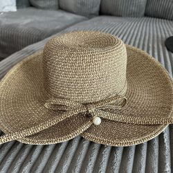 Tan Straw Hat