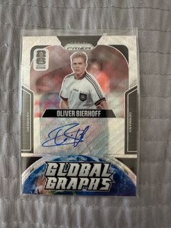 2026 Panini Prizm FIFA World Cup Oliver Bierhoff SILVER WAVE AUTO ~ Germany