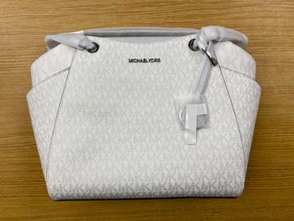 Michael Kors White Signature Logo Tote Bag - Brand New
