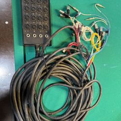 100' Livewire Analog Snake - 16 XLR chan + 4 TRS