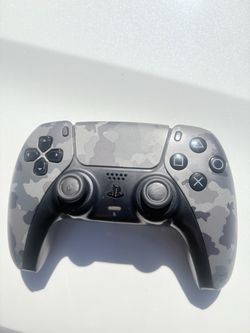 Grey Camo Ps5 Controller
