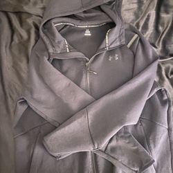 Black Under Armour Tech Hoodie , Size Large