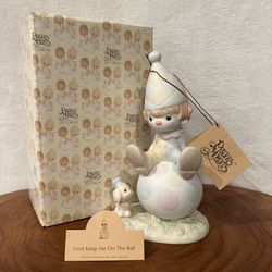 Precious Moments- Lord Keep Me On The Ball