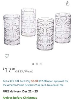 Plastic Tiki Cups