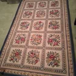 5x8 Ethan Allen Rug Carpet Floral