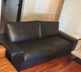 Black sofa
