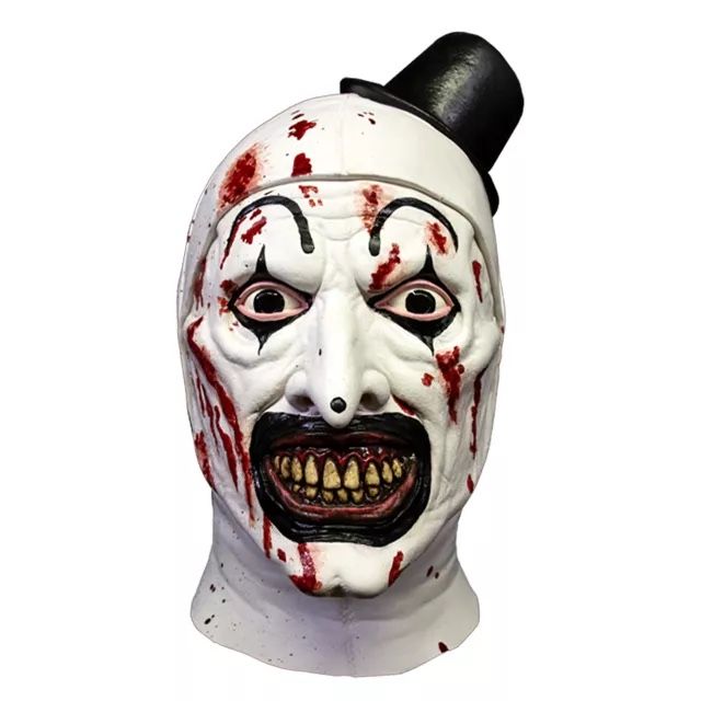 Terrifier Bloody Art the Clown Full Mask Halloween NEW W/TAGS Horror Movie Latex Officially Licensed Trick Or Treat Studios π PRICE IS FIRM