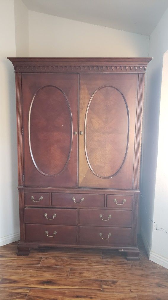 Must-Have 2-Piece Armoire TV Cabinet with Drawers! $245.00