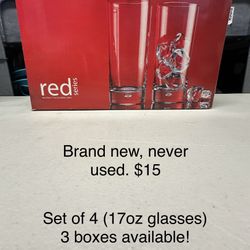 Glass 17oz Drinking Glasses