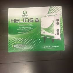 Titan Controls Helios 8, an 8-light, 240-volt controller with dual trigger cords