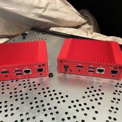 Lot Of 2 Advantech ARK-1123H Industrial PC J1900 1.9Ghz 2GB RAM /64GB SSD, Dual NIC